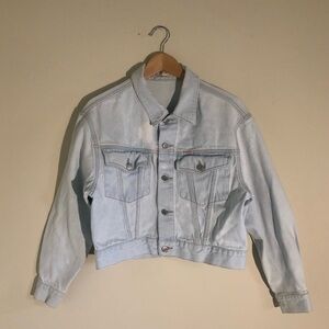 Vintage 80s Guess Crop Denim Jacket